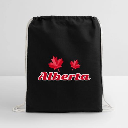 Alberta, province of Canada - Cotton Drawstring Bag
