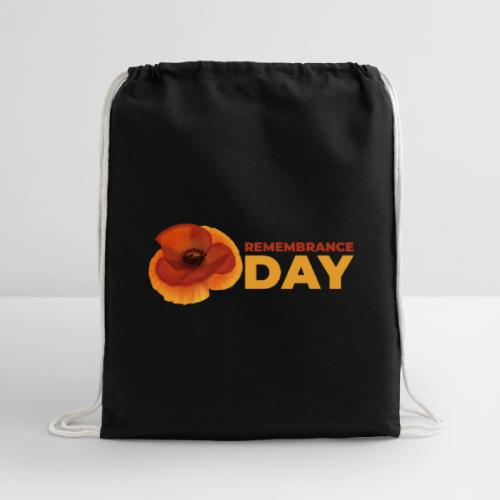 Remembrance Day - Cotton Drawstring Bag