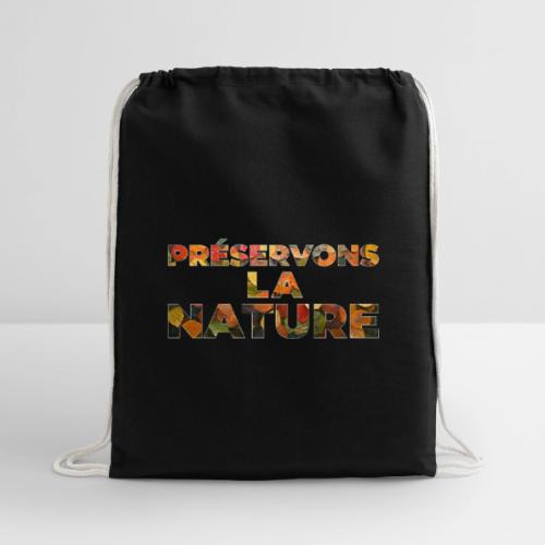 Preserving nature - Cotton Drawstring Bag