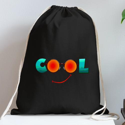 Stay Cool Chill Vibes Design - Cotton Drawstring Bag