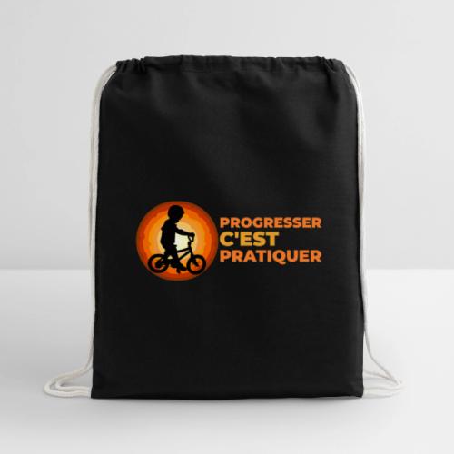 On the Move Towards Progress - Cotton Drawstring Bag