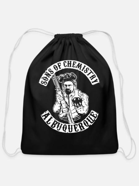Heisenberg Sons Of Chemistry - Cotton Drawstring Bag - black