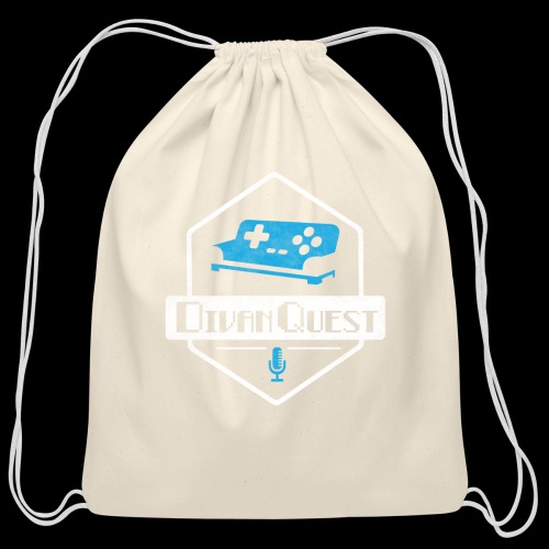 DivanQuest Logo (Badge) - Cotton Drawstring Bag
