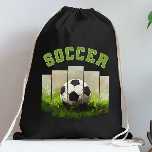 Soccer Focus - Cotton Drawstring Bag