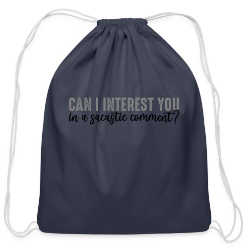 Sarcastic shirts - Cotton Drawstring Bag