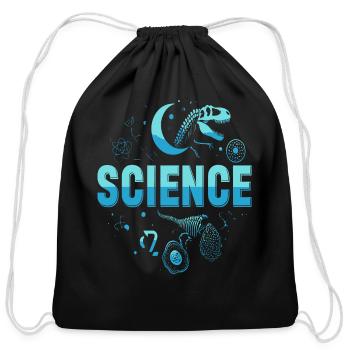 SCIENCE Coexist - Cotton Drawstring Bag - black - Front