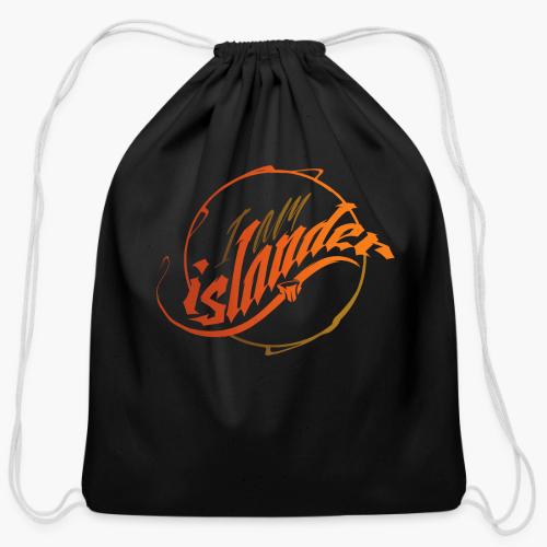 I am Islander (Earth Tone) - Cotton Drawstring Bag