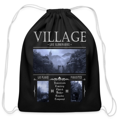 Los Iluminados Village 2 - Cotton Drawstring Bag