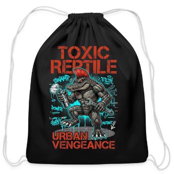Toxic Reptile: Urban Vengeance - Cotton Drawstring Bag - black - Front