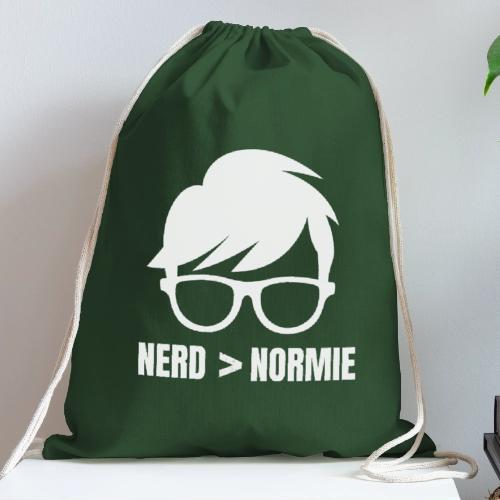 Nerd or Normie - Cotton Drawstring Bag