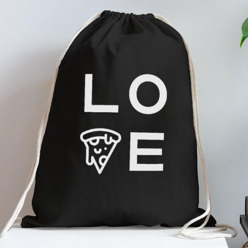 Pizza Love - Cotton Drawstring Bag