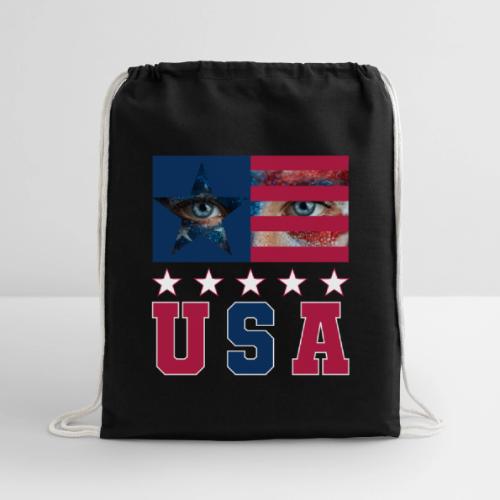 Stars and Vision USA - Cotton Drawstring Bag