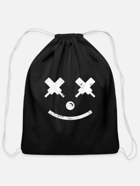 Cricket - Cotton Drawstring Bag - black
