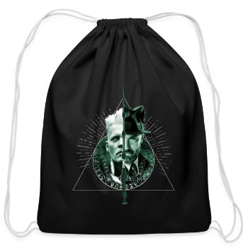 Fantastic Beasts Dumbledore and Grindelwald - Cotton Drawstring Bag - black - Front