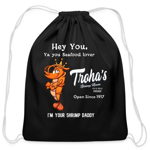 Shrimp Daddy T - Cotton Drawstring Bag