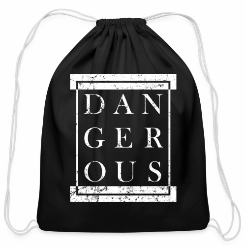 DANGEROUS - Grunge Block Box Gift Ideas - Cotton Drawstring Bag