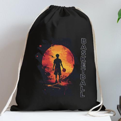 Basketball Blaze - Cotton Drawstring Bag
