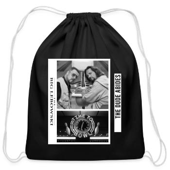 The Big Lebowski - The Dude Abides - Le Duc - Sac à cordon en coton - noir - Devant