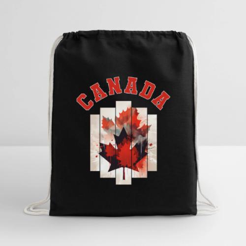 Heart of Canada Art - Cotton Drawstring Bag