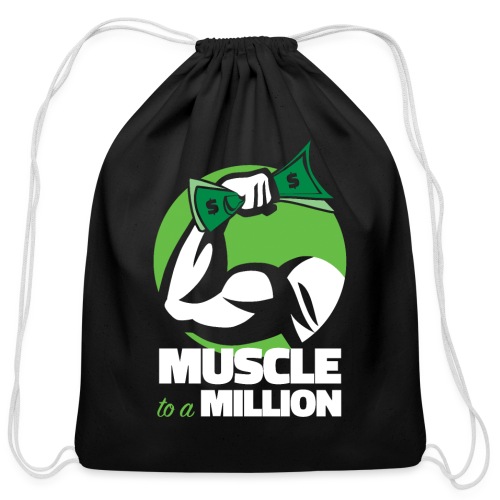Muscle To A Million - Cotton Drawstring Bag