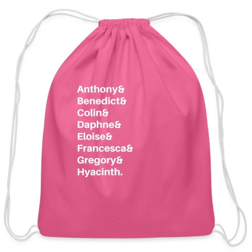 Bridgerton Names - Cotton Drawstring Bag