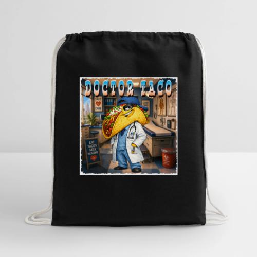 Doctor Taco - Cotton Drawstring Bag