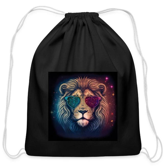Jesus Lion of Judah wearing love glasses