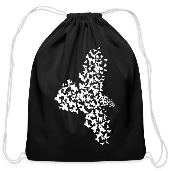 Crow Raven Tree Ravens Flying Crows - Cotton Drawstring Bag - black - Front