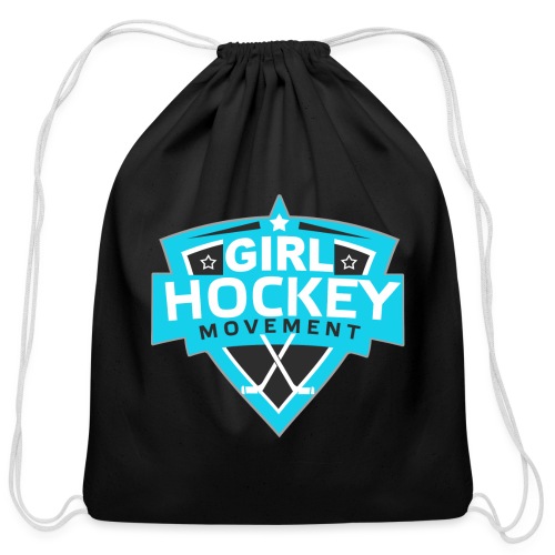 Girl Hockey Movement Logo - Cotton Drawstring Bag