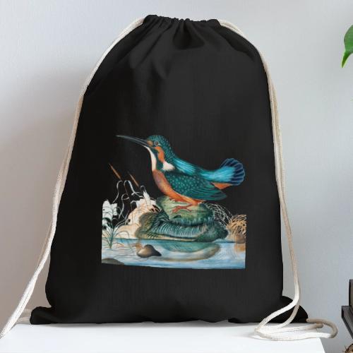 kingfisher - Cotton Drawstring Bag