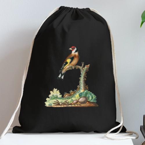 European goldfinch - Cotton Drawstring Bag
