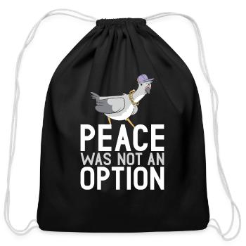 Funny pigeon fancier & pigeon whisperer pigeon - Cotton Drawstring Bag - black - Front