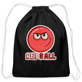 Red Ball 4 The Red Ball - Cotton Drawstring Bag - black - Front