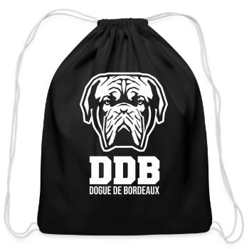 Ddb Dogue De Bordeaux Dog French Mastiff - Cotton Drawstring Bag - black - Front
