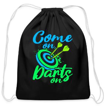 Dart Sport Club, Dartboard, Arrow Sport Dart - Cotton Drawstring Bag - black - Front