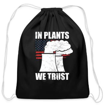 Nuclear Science Radiation Funny Nuclear Engineer - Cotton Drawstring Bag - black - Front