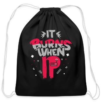 IT GEEK, PC Storage Devices Evolution Computer - Cotton Drawstring Bag - black - Front