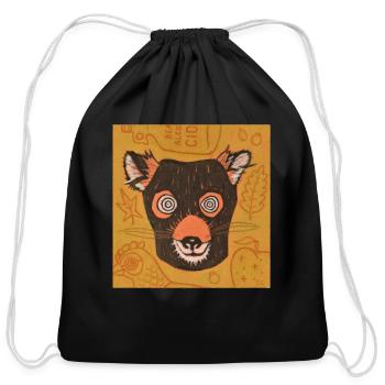 Fantastic Mr Fox Active T Shirt - Cotton Drawstring Bag - black - Front