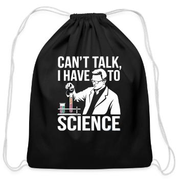 Science Laborant Laboratory Technicus Art - Cotton Drawstring Bag - black - Front