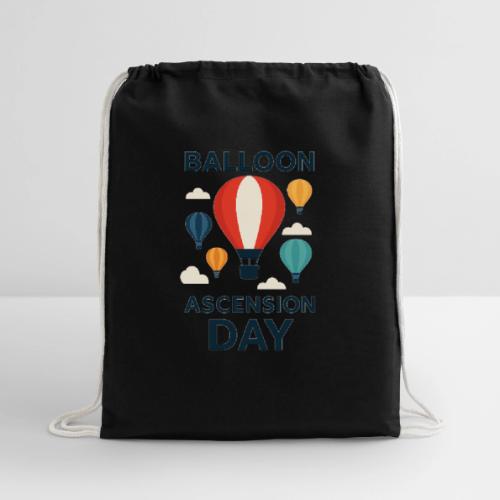 Balloon Ascension Day shirt - Cotton Drawstring Bag
