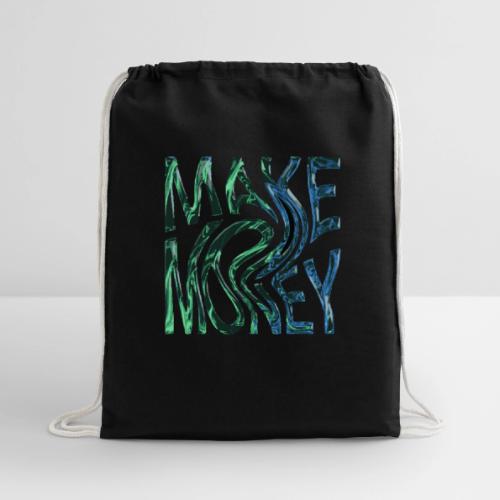 Make Money Neon 3D - Cotton Drawstring Bag