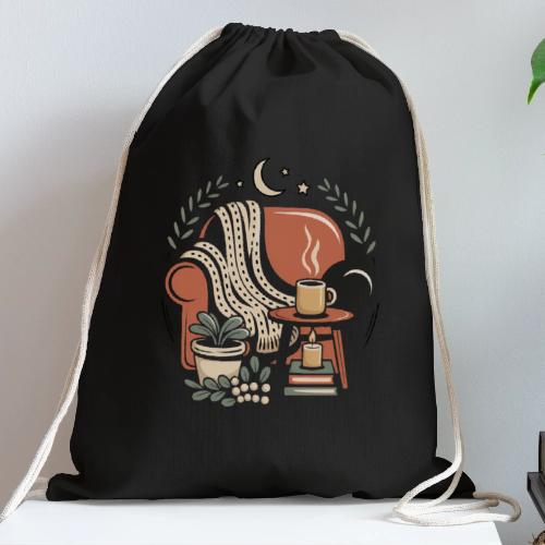 Moonlit Cozy Night Recliner - Cotton Drawstring Bag
