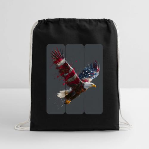 USA: Freedom in Flight - Cotton Drawstring Bag