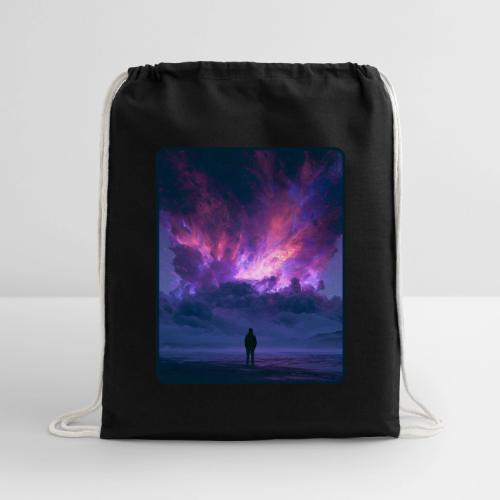 Cosmic Supernova Night Design - Cotton Drawstring Bag