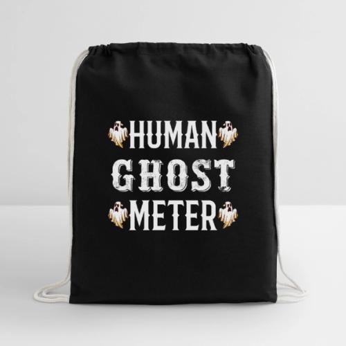 Human Ghost Meter - Cotton Drawstring Bag