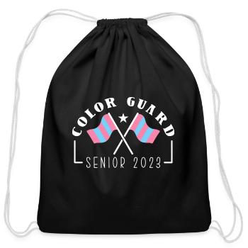 Color Guard Senior 2023 - Cotton Drawstring Bag - black - Front