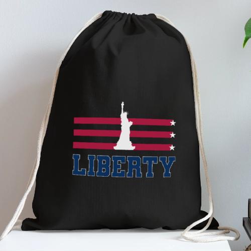 USA: Stars of Liberty - Cotton Drawstring Bag