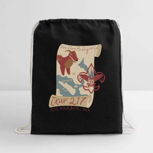 Troop 217 Accessories - Cotton Drawstring Bag