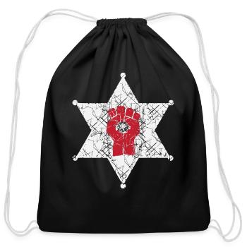 Gonzo Sheriff Hunter S Thompson - Cotton Drawstring Bag - black - Front
