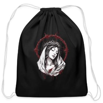 Saint Mary Disciple Of The Lord - Cotton Drawstring Bag - black - Front